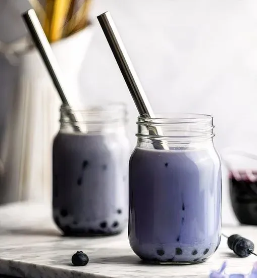 (M40) Blueberry Milk Tea