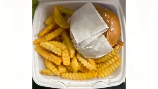 Cheeseburger Combo/Hamburguesa con Queso Combo