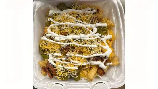 Marinated Pork/Al Pastor Loaded Fries