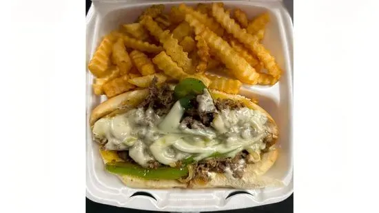  Steak Philly Combo/ Philly de Res Combo