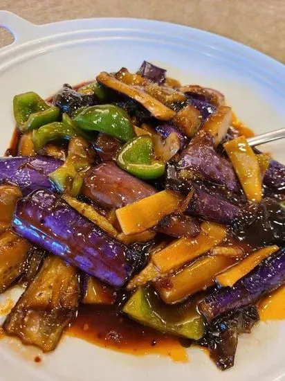 Spicy Garlic Eggplant 