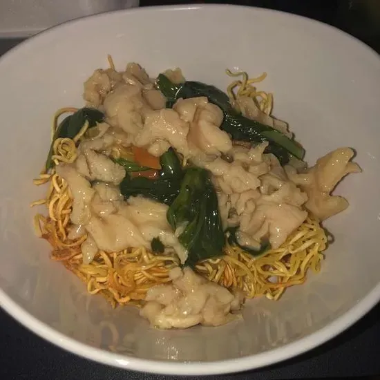 Chicken Pan Fried Cantonese Noodle