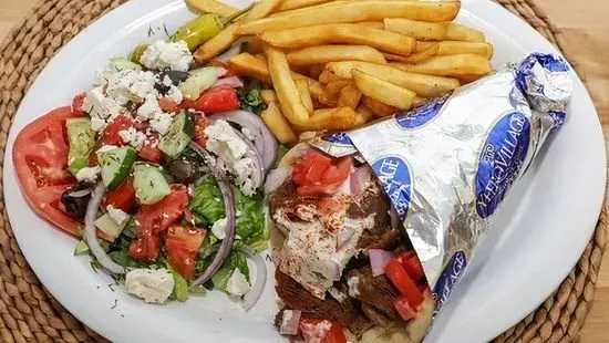 Traditional Gyro Sandwich Wrap