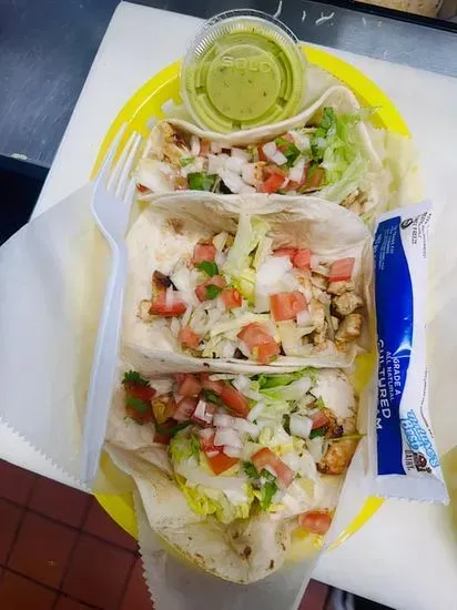 2 PC Chicken Tacos