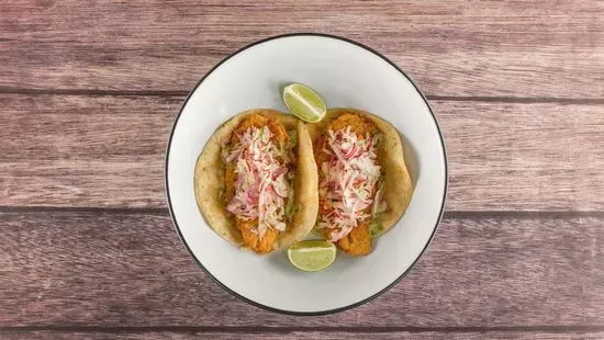 Cilantro Lime Crema Fish Tacos