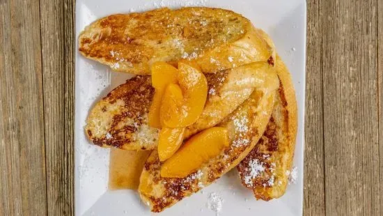 Peach Cobbler French Toast