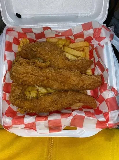 Fried Whiting Fillet Basket (3)