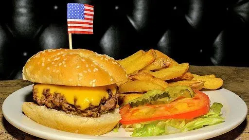 Kid's Bison Cheeseburger