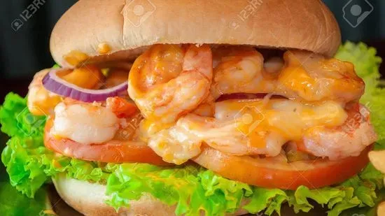 Shrimp Beef Cheese Burger Only