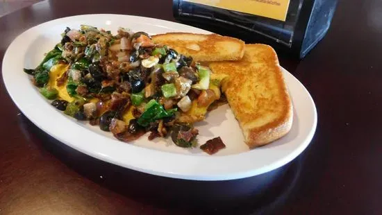 Loaded Omelette with Toast