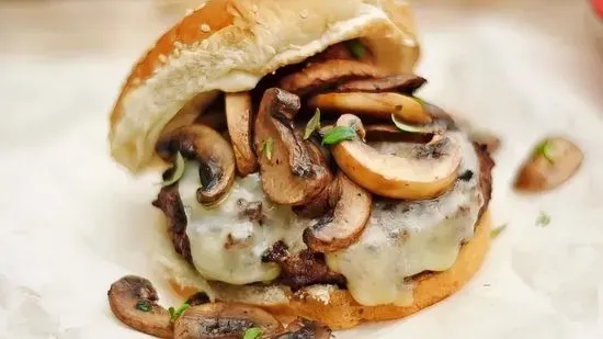 Mushroom & Swiss Burger