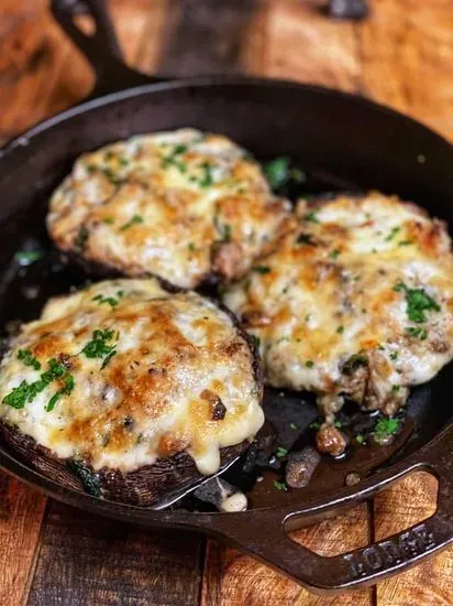 Stuffed portobello mushrooms 