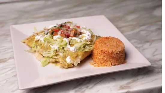 Tamales Verde Plate