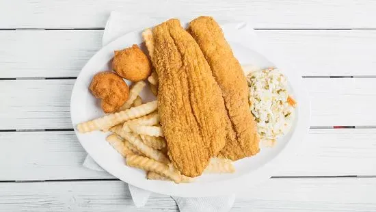 2pc Pieces Catfish Dinner