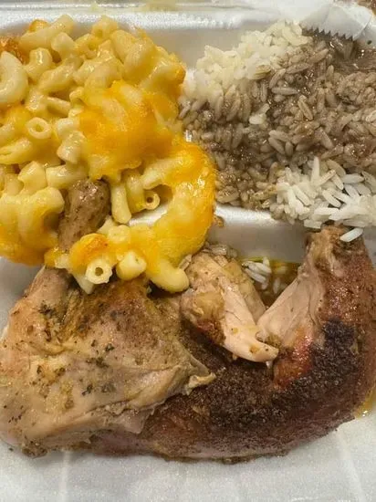 Baked Chicken Meal plate