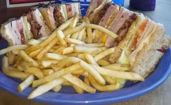 Club Sandwich with Fries