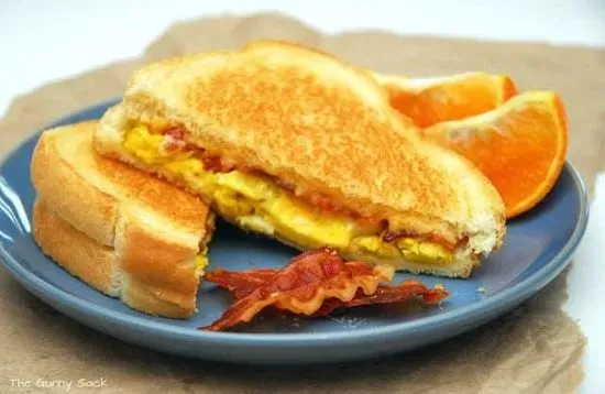 Bacon Egg and cheese sandwich