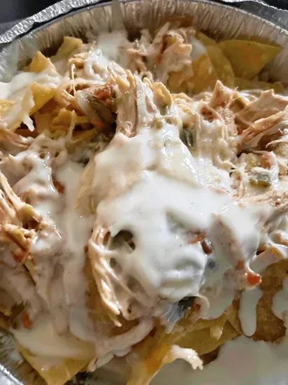 Shredded Chicken Nachos