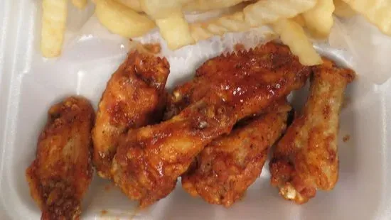 30. Wings with Side (10 Pieces)