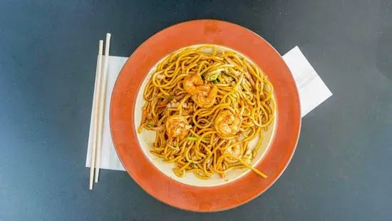 C1. 虾捞面Shrimp Lo Mein