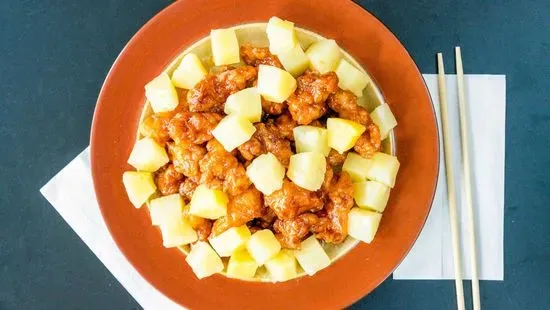 菠萝鸡Pineapple Chicken