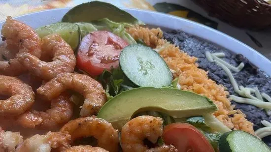 Camarones En Mojo De Ajo- Garlic shrimp