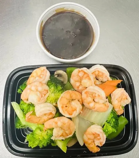 D6. Steamed Shrimp Mixed Vegetables