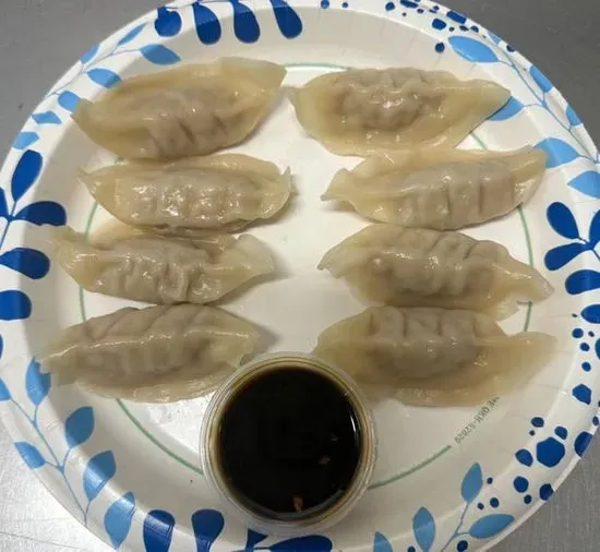 Fried or Steamed Pork Dumplings (8 Pieces)