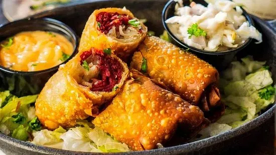 Reuben Egg Rolls