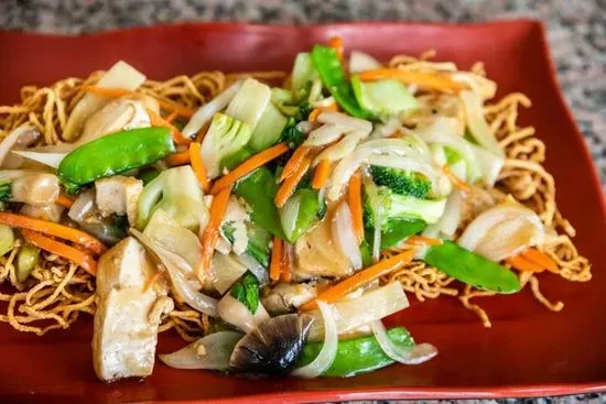 Vegan Pan Fried Noodles