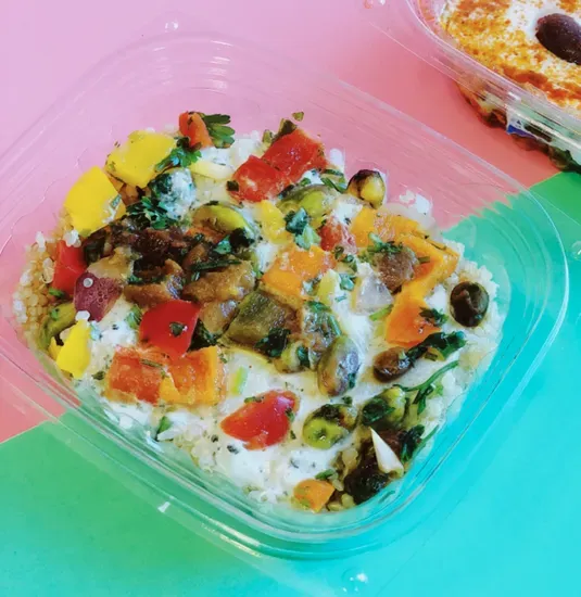 Double Rainbow Quinoa Salad