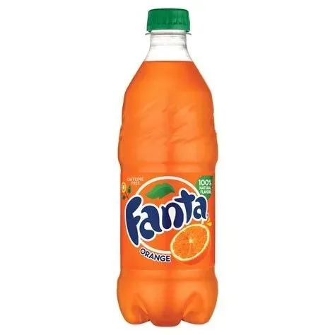 20 oz Bottled Orange Fanta