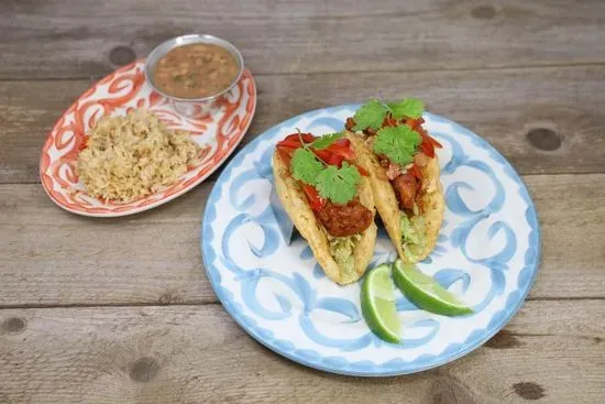 Spicy Crispy Chicken Tacos