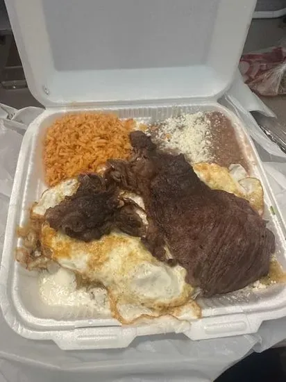 Chilaquiles with Steak