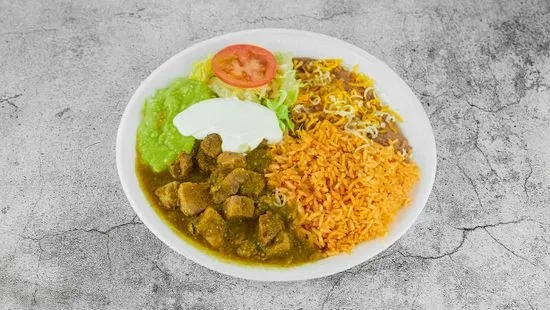 1. Chile Verde Plate