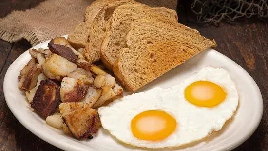 2 Eggs, Taters & Toast