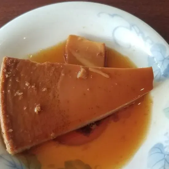 Caramel Flan Pudding Slice