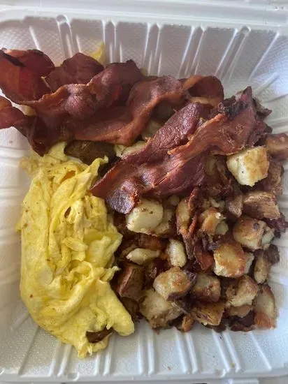 2 Eggs w/Meat