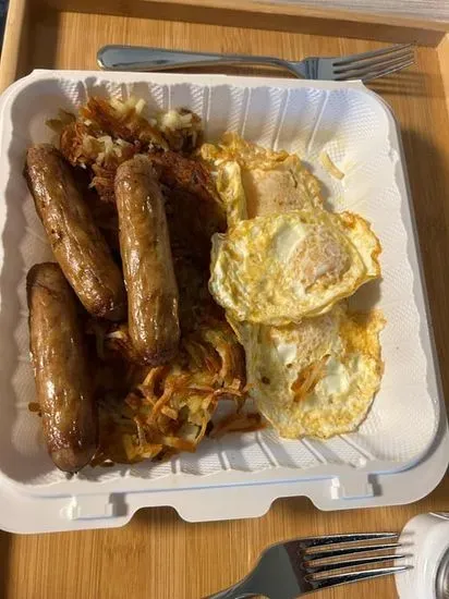 3 Eggs w/Meat
