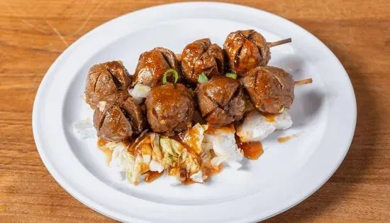 Grilled meat balls