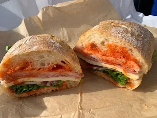 Caprese With Prosciutto Hot Sandwich