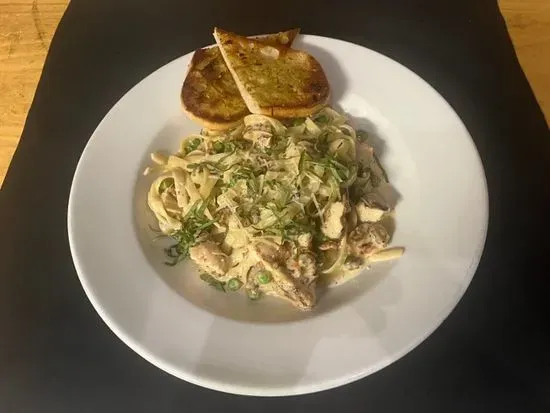 Salmon Carbonara