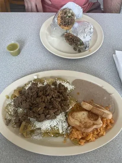 Chilaquiles with Meat