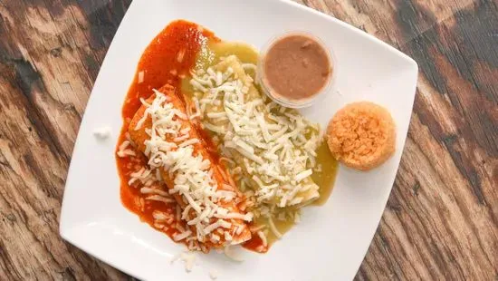 Meat Enchiladas Combo