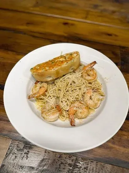 Shrimp Scampi Spaghetti