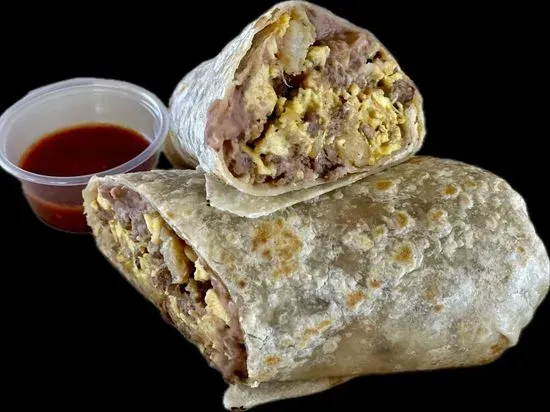 Breakfast Burrito Carne Asada