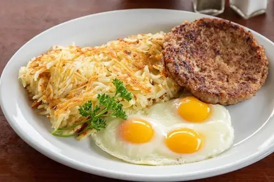 Sausage Patty & Eggs