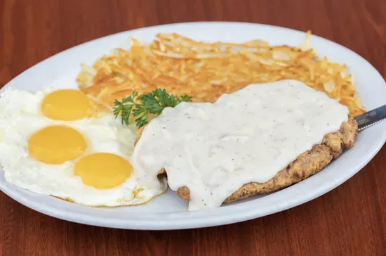 Chicken Fried Steak & Eggs