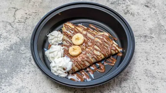 Nutella & Banana Crepe with Whip Cream