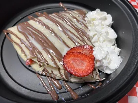 Nutella Crepe with Whip Cream